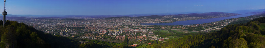 &uuml;etliberg Z&uuml;rich, Schweiz, Gigapixel Panorama, Gigapixelpanorama, Ganze Stadt Z&uuml;rich, Z&uuml;richsee, Flughafen, Glarneralpen, Albis